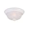 Designers Fountain 15in Large 3-Light White Ceiling Light Flush Mount 1257L-WH-AL - alternate 1